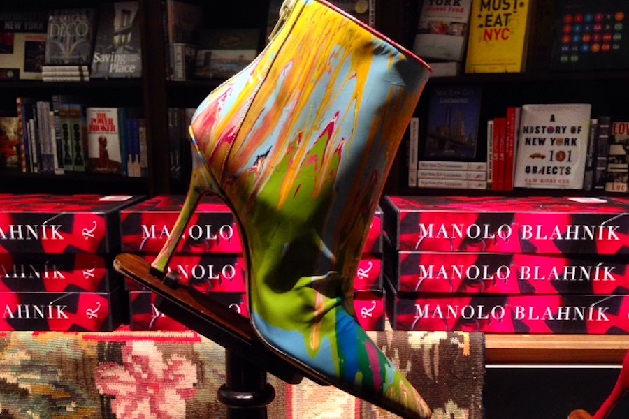 Manolo Blahnik Painted Bootie at Rizzoli