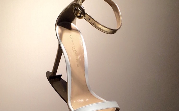Touch of Gold - Gianvito Rossi Portofino Ankle Strap Sandal