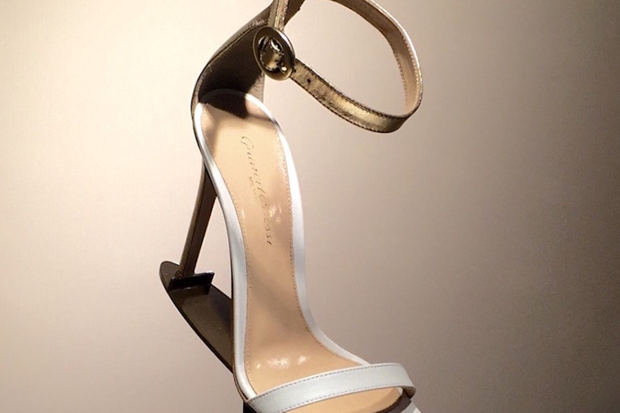 Touch of Gold - Gianvito Rossi Portofino Ankle Strap Sandal